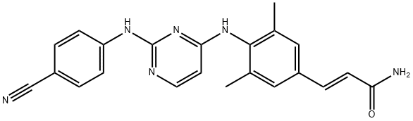 3-{4-[2-(4-Cyano-phenylamino)-1-oxy-pyrimidin-4-ylamino]-3,5-dimethyl-phenyl}-acrylamide