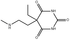 2,4,6(1H,3H,5H)-Pyrimidinetrione,5-ethyl-5-[2-(methylamino)ethyl]-(9CI) 结构式