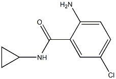 2-amino-5-chloro-N-cyclopropylbenzamide Structure