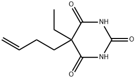 2,4,6(1H,3H,5H)-Pyrimidinetrione,5-(3-butenyl)-5-ethyl-(9CI) Structure