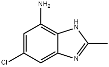 1H-Benzimidazol-4-amine,6-chloro-2-methyl-(9CI) Structure