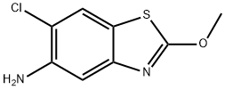 5-Benzothiazolamine,6-chloro-2-methoxy-(9CI) Struktur