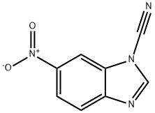 1H-Benzimidazole-1-carbonitrile,6-nitro-(9CI) Struktur