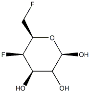 beta-D-lyxo-Hexopyranose, 4,6-dideoxy-4,6-difluoro-, (2Xi)- (9CI) 结构式