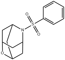 6-Phenylsulfonyl-2-oxa-6-azatricyclo[3.3.1.13,7]decane 结构式