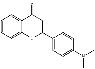 4H-1-Benzopyran-4-one,2-[4-(dimethylamino)phenyl]-(9CI) Structure