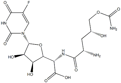 氟多氧菌素 M 结构式