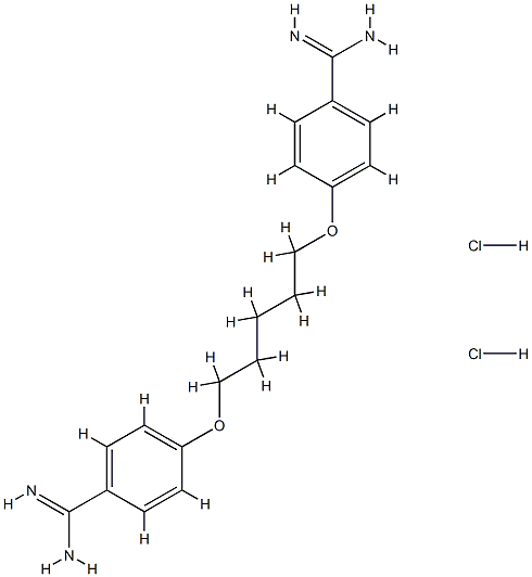 PentaMidine-d4 2HCl Struktur