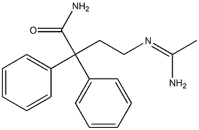 IMidafenacin Related CoMpound 6 (4-AcetiMidoylaMino-2,2-DiphenylbutanaMide) 化学構造式