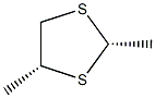 2α,4α-ジメチル-1,3-ジチオラン 化学構造式