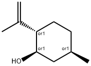 (±)-(1alpha,2beta,5alpha)-5-methyl-2-(1-methylvinyl)cyclohexan-1-ol 结构式