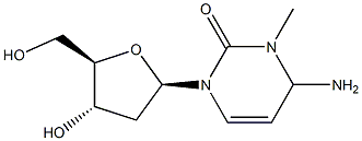 Cytidine, 2'-deoxy-3-methyl- Structure