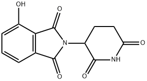 2-(2,6-二氧代 - 哌啶-3-基)-4-羟基 - 异吲哚-1,3-二酮, 5054-59-1, 结构式