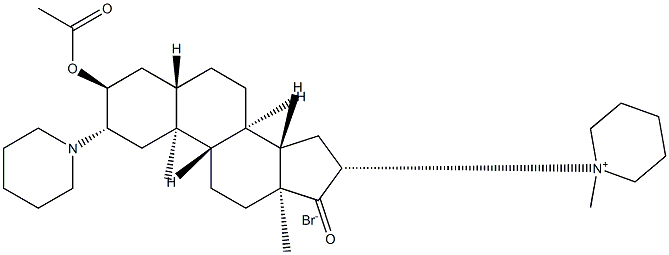17-Keto Vecuronium Bromide Structure