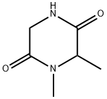 2,5-Piperazinedione,1,6-dimethyl-(7CI,9CI) Struktur
