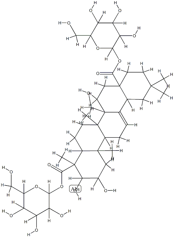 POWDERED ASIAN ジンセング EXTRACT 化学構造式