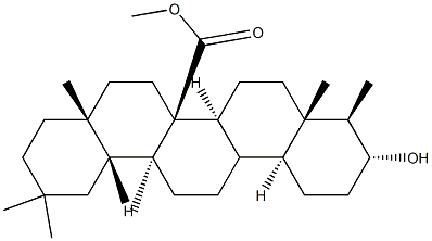 3α-Hydroxy-D:A-friedooleanan-26-oic acid Struktur