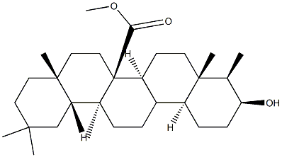 3β-ヒドロキシ-D:A-フリードオレアナン-26-酸 化学構造式
