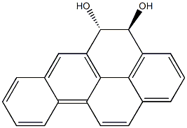 rac-4,5-Dihydrobenzo[a]pyrene-4α*,5β*-diol Struktur
