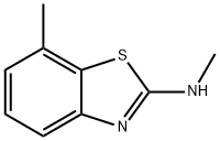 2-Benzothiazolamine,N,7-dimethyl-(9CI) Struktur