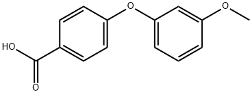 4-(3-methoxyphenoxy)benzoic acid Structure