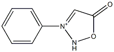 1,2,3-Oxadiazolium,2,5-dihydro-5-oxo-3-phenyl-,innersalt(9CI) Struktur