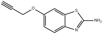 2-Benzothiazolamine,6-(2-propynyloxy)-(9CI) Structure