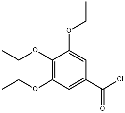 3,4,5-三乙氧基苯甲酰氯,50915-97-4,结构式