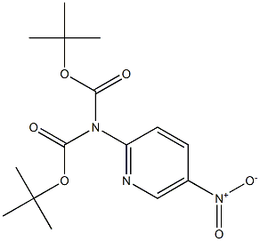IMidodicarbonic acid, 2-(5-nitro-2-pyridinyl)-, 1,3-bis(1,1-diMethylethyl) ester Struktur