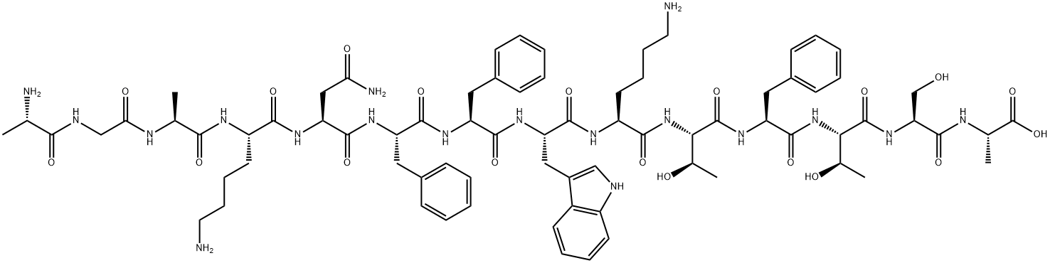 somatostatin, Ala(3,14)- 化学構造式
