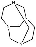 1,3,5,7-Tetraazatricyclo[3.3.2.23,7]dodecane Struktur