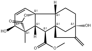 赤霉素A3甲酯 结构式