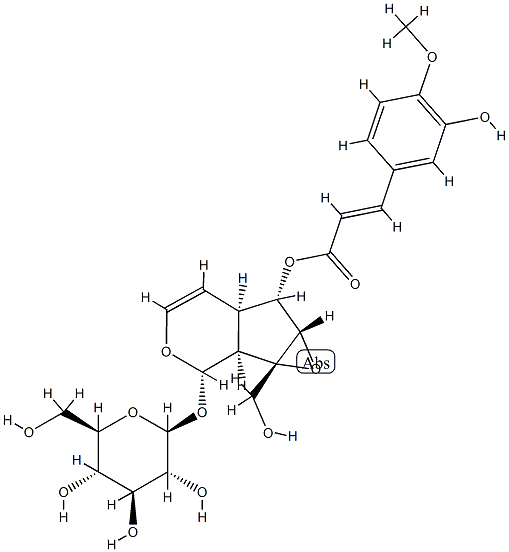 米内苷 结构式