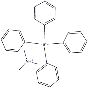 TRIMETHYLAMMONIUM TETRAPHENYLBORATE) Struktur