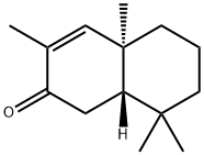 (4aR)-4a,5,6,7,8,8aβ-Hexahydro-3,4a,8,8-tetramethylnaphthalen-2(1H)-one Struktur