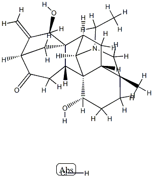 准格尔乌头原碱盐酸盐,51064-89-2,结构式