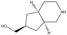 1H-Cyclopenta[c]pyridine-6-methanol,octahydro-,(4a-alpha-,6-bta-,7a-alpha-)-(9CI) Structure