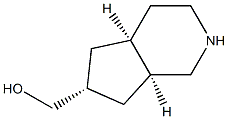 1H-Cyclopenta[c]pyridine-6-methanol,octahydro-,(4a-alpha-,6-alpha-,7a-alpha-)-(9CI) Struktur