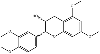 (2R)-2α-(3,4-Dimethoxyphenyl)-5,7-dimethoxychroman-3α-ol Structure