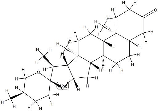 sarsasapogenone Structure