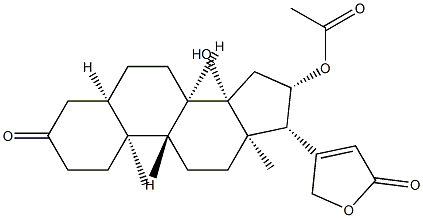 51227-49-7 16β-(Acetyloxy)-14-hydroxy-3-oxo-5β-card-20(22)-enolide