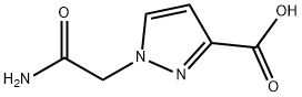 1H-Pyrazole-3-carboxylicacid,1-(2-amino-2-oxoethyl)-(9CI) Struktur