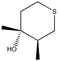 threo-Pentitol, 1,2,4,5-tetradeoxy-1,5-epithio-2-methyl-3-C-methyl- (9CI) Structure