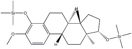 4,17β-Bis[(trimethylsilyl)oxy]-3-methoxyestra-1,3,5(10)-triene Structure