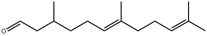3,7,11-三甲基-6,10-十二烷二烯醛, 51513-58-7, 结构式