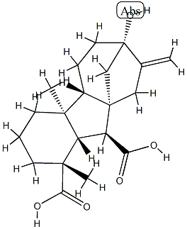 7-Hydroxy-1β,4aα-dimethyl-8-methylenegibbane-1α,10β-dicarboxylic acid|赤霉素A53