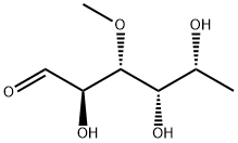 6-デオキシ-3-O-メチル-D-グロース 化学構造式