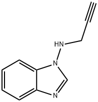 1H-Benzimidazol-1-amine,N-2-propynyl-(9CI) Struktur