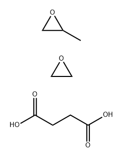 甲基环氧乙烷与环氧乙烷和二丁二酸氢钠的聚合物 结构式