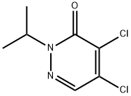 4,5-dichloro-2-(1-methylethyl)-3(2H)-Pyridazinone Structure